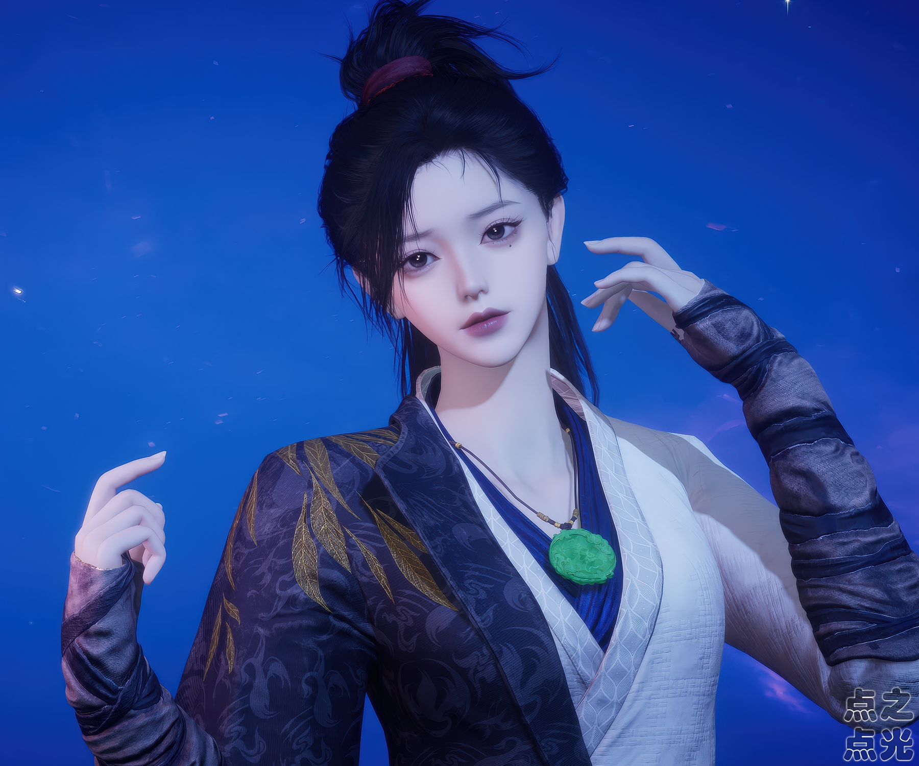 SH-F02 燕云十六声捏脸女 皓齿蛾眉+(赠送8K壁纸) 手游端游通用 燕云捏脸女 第6张